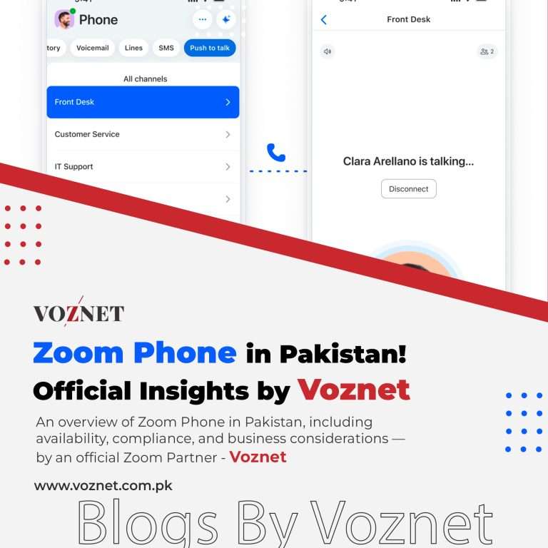 Zoom Phone In Pakistan. A complete guide